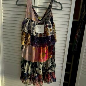 Multicolor Layered Dress